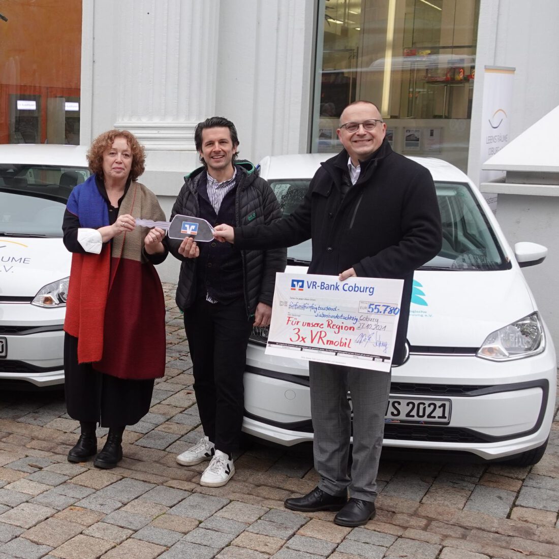 VRmobil! Jugendhilfestation Coburg Gewinn Sieger Auto VW Up!